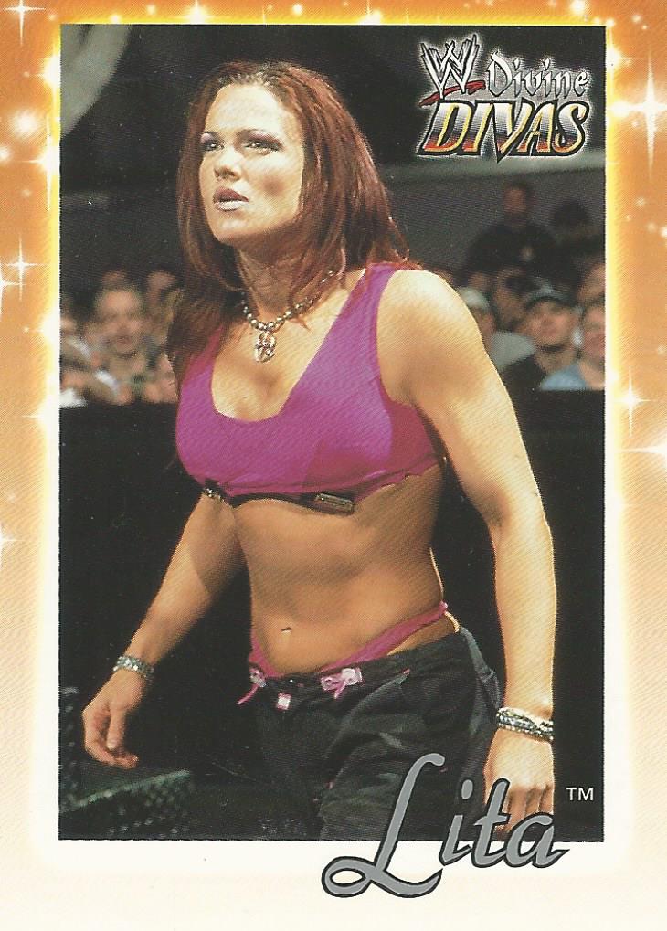 WWE Fleer Divine Divas 2003 Trading Cards Lita No.40