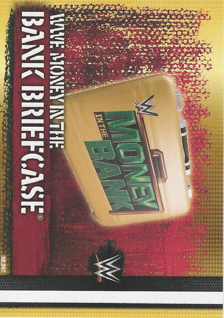 WWE Topps Slam Attax 10th Edition Trading Card 2017 Money in the Bank Briefcase No.347