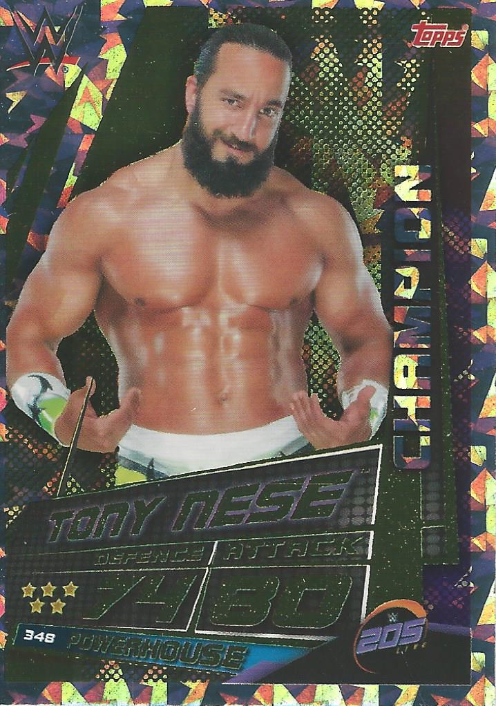 WWE Topps Slam Attax Universe 2019 Trading Card Tony Nese No.348
