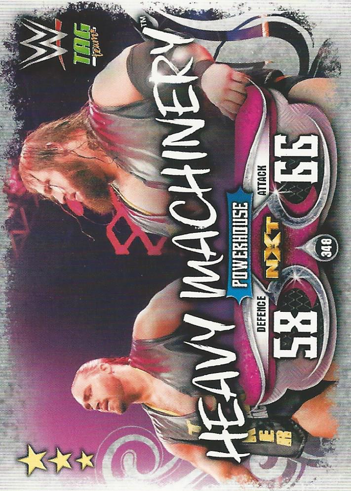 WWE Topps Slam Attax Live 2018 Trading Card Heavy Machinery No.348