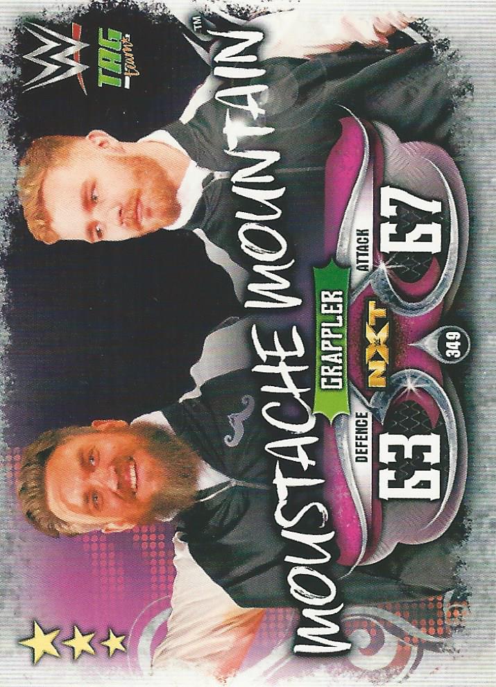 WWE Topps Slam Attax Live 2018 Trading Card Moustache Mountain No.349