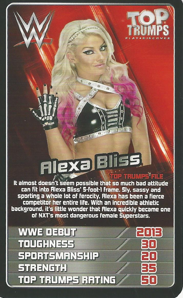 WWE Top Trumps 2018 Alexa Bliss