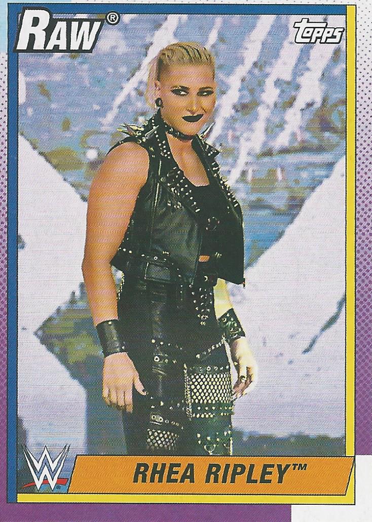 WWE Topps Heritage 2021 Trading Card Rhea Ripley No.34