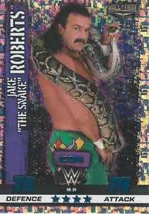 WWE Topps Slam Attax 10th Edition Trading Card 2017 Hall of Fame Jake the Snake Roberts No.34