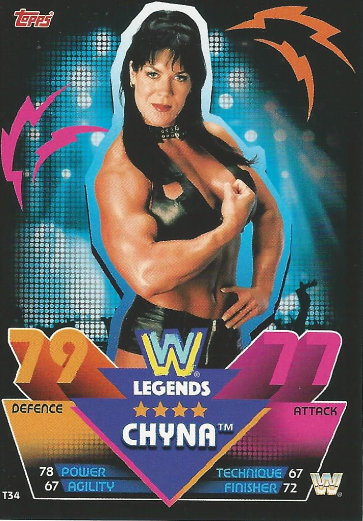 WWE Topps Slam Attax Reloaded 2020 Trading Card Chyna T34