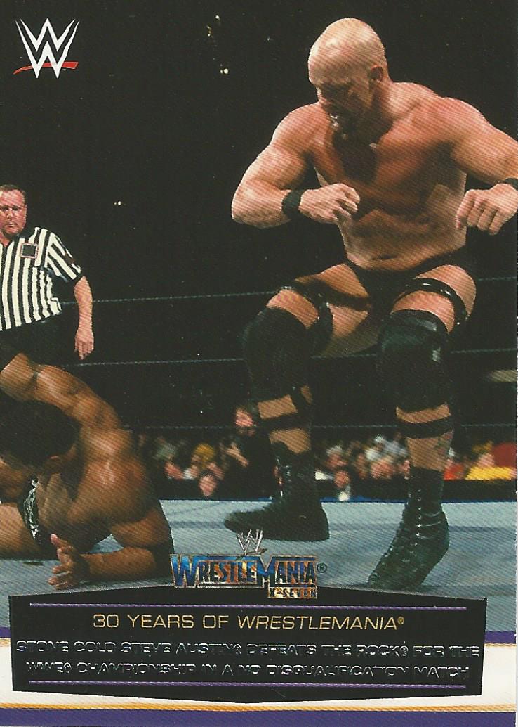 WWE Topps Road to Wrestlemania 2014 Trading Cards Stone Cold Steve Austin 34 of 60