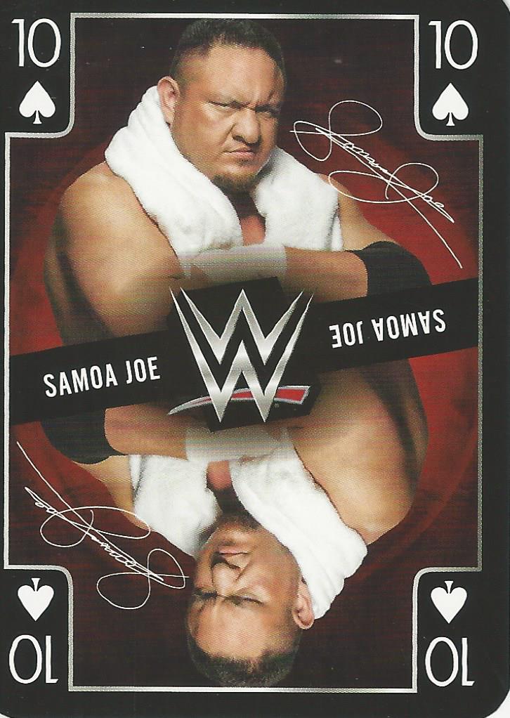 WWE 2019 Playing Cards Samoa Joe