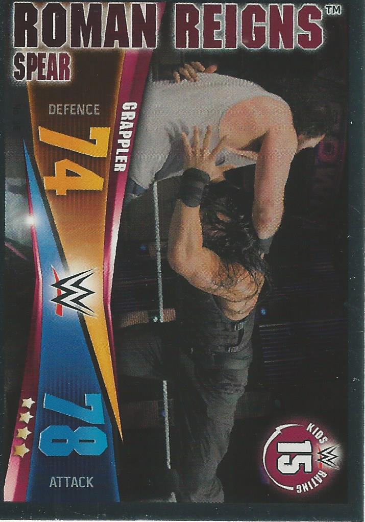 WWE Topps Slam Attax 2014 Trading Card Roman Reigns No.34