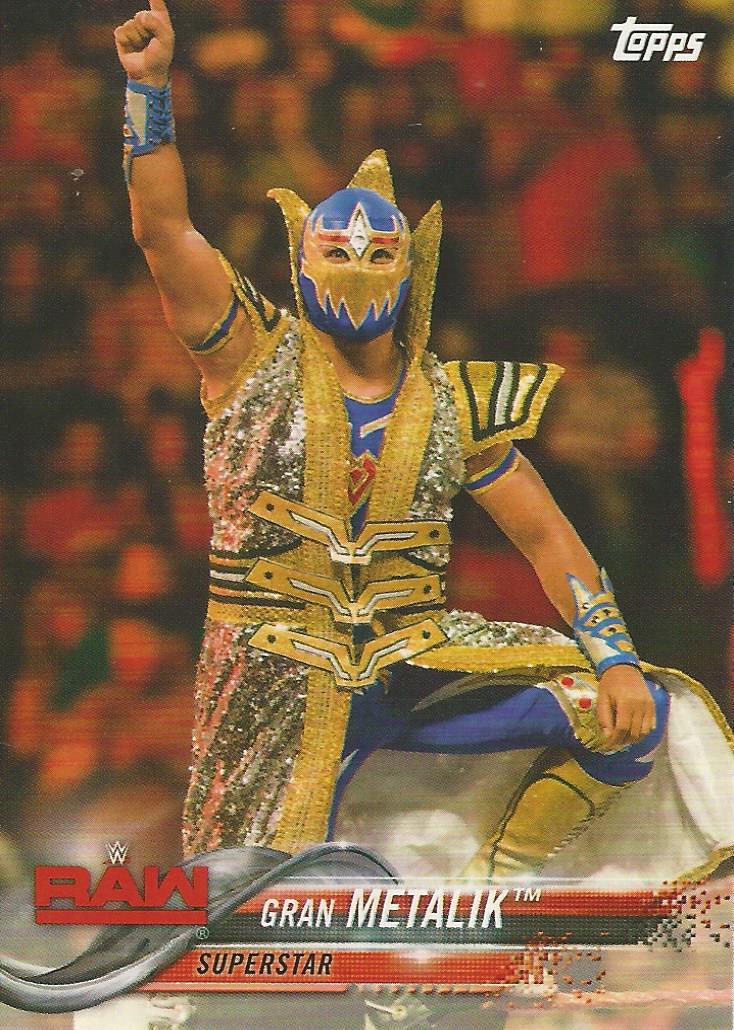 WWE Topps 2018 Trading Cards Gran Metalik No.34