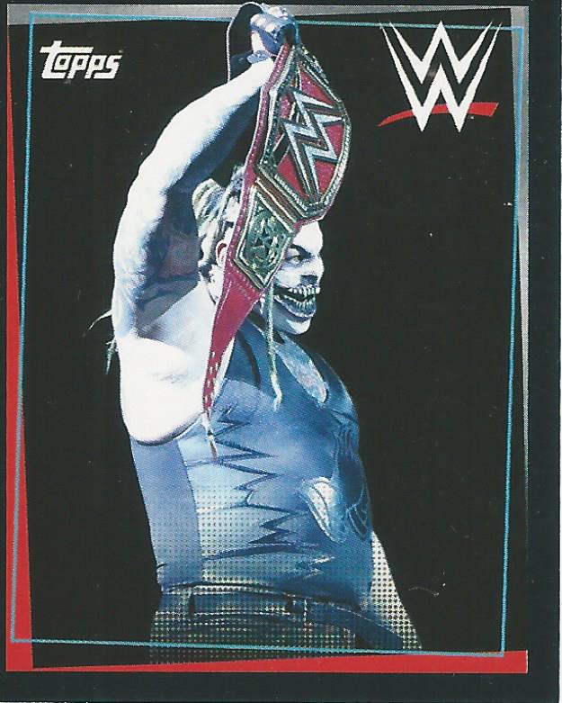 WWE Topps Road to Wrestlemania Stickers 2021 Bray Wyatt No.34