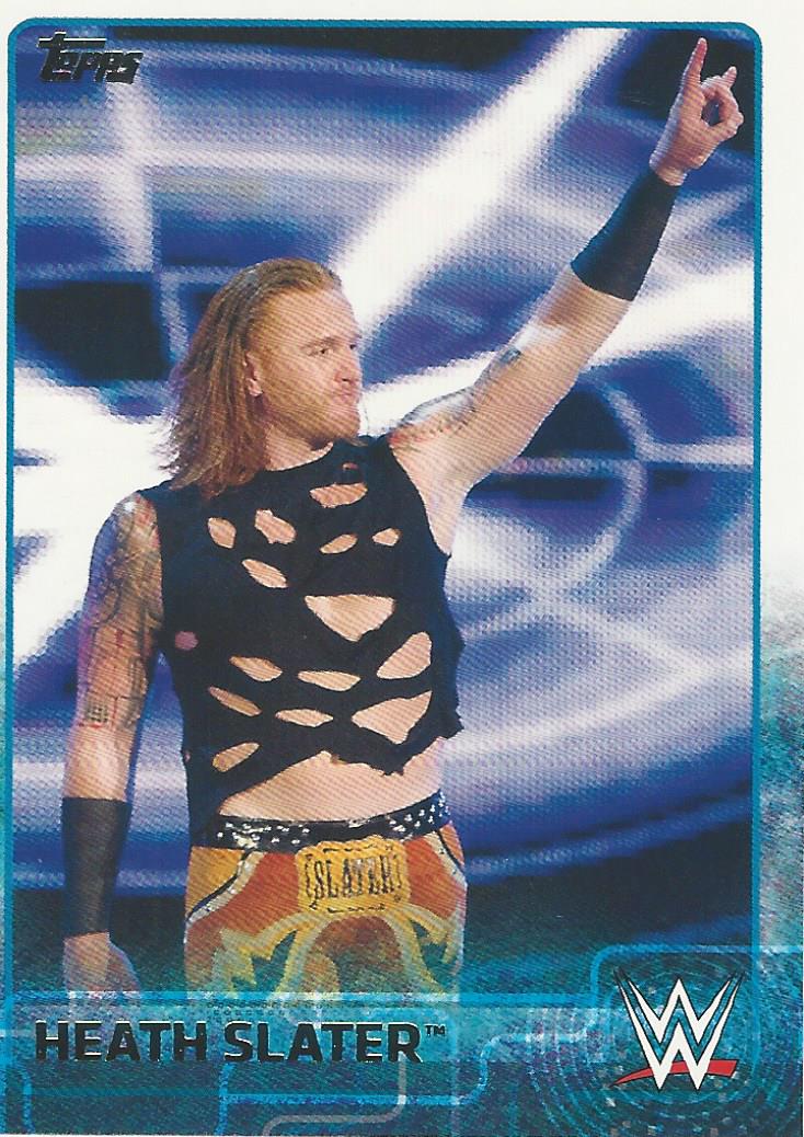 WWE Topps 2015 Trading Card Heath Slater No.34