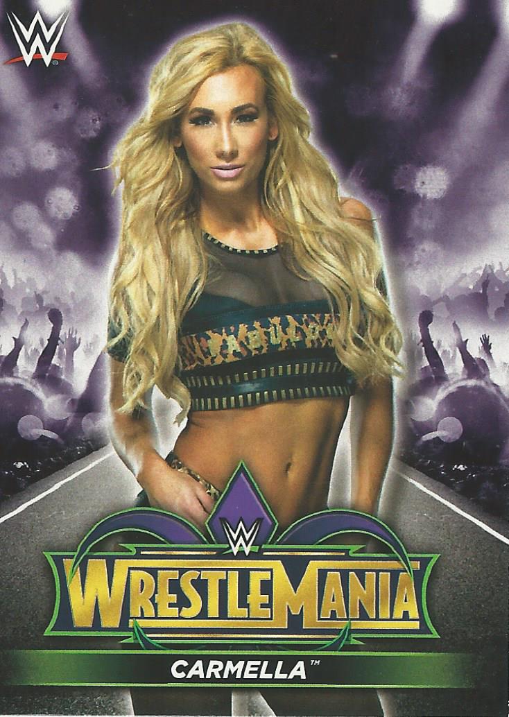 WWE Topps Road to Wrestlemania 2018 Trading Cards Carmella R34