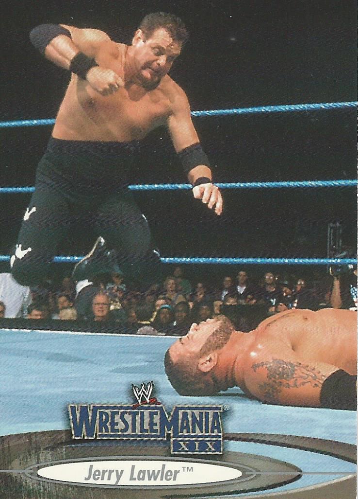 WWE Fleer Wrestlemania XIX Trading Cards 2003 Jerry Lawler No.34