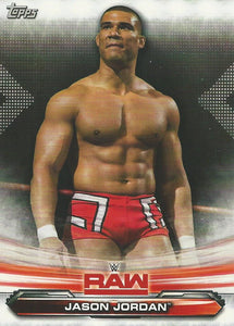 WWE Topps Raw 2019 Trading Card Jason Jordan No.34