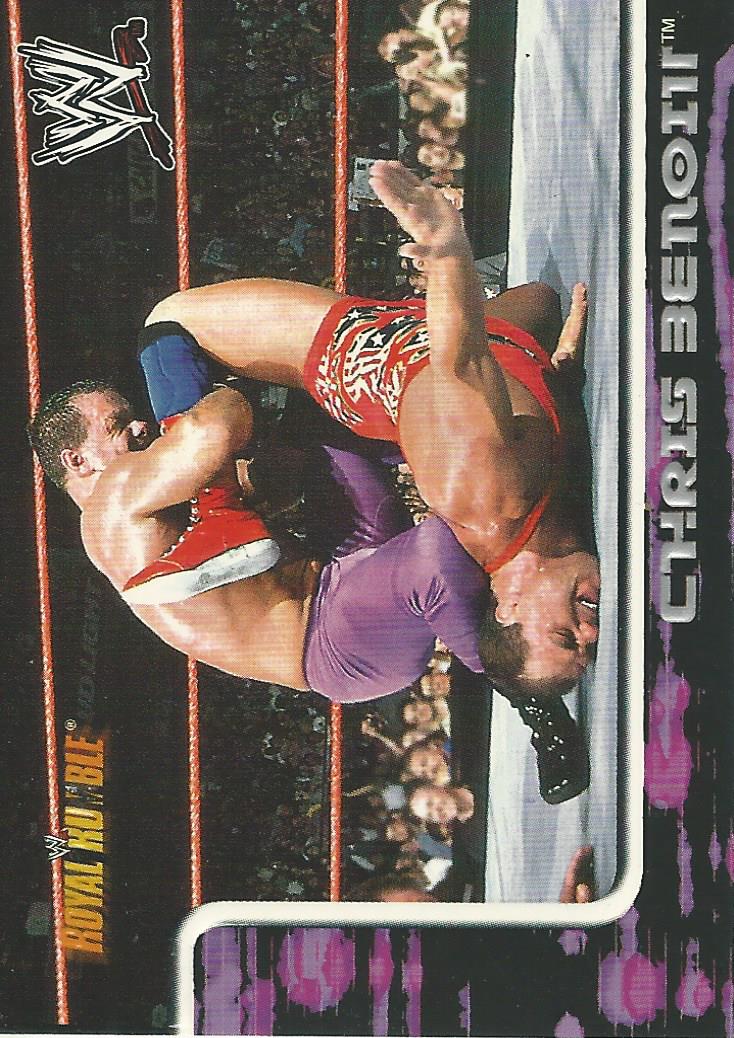 WWE Fleer Royal Rumble 2002 Trading Cards Chris Benoit No.34