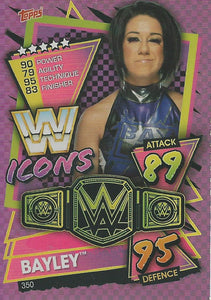 WWE Topps Slam Attax 2021 Trading Card Bayley No.350