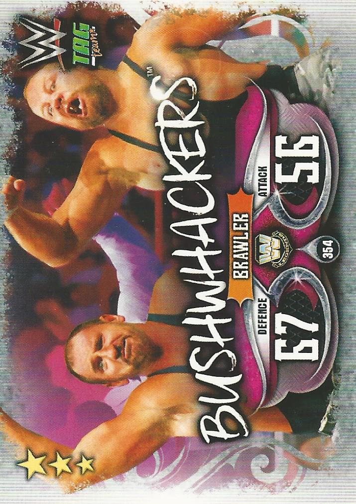 WWE Topps Slam Attax Live 2018 Trading Card The Bushwhackers No.354