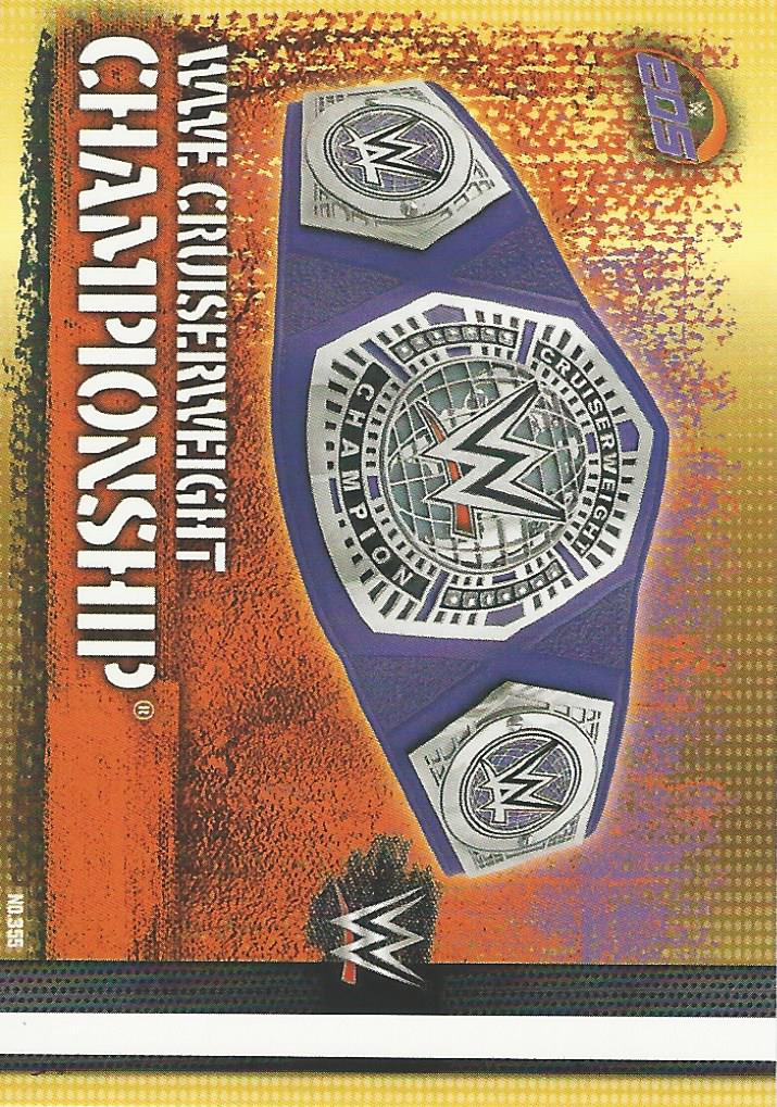 WWE Topps Slam Attax 10th Edition Trading Card 2017 Cruiserweight Championship No.355
