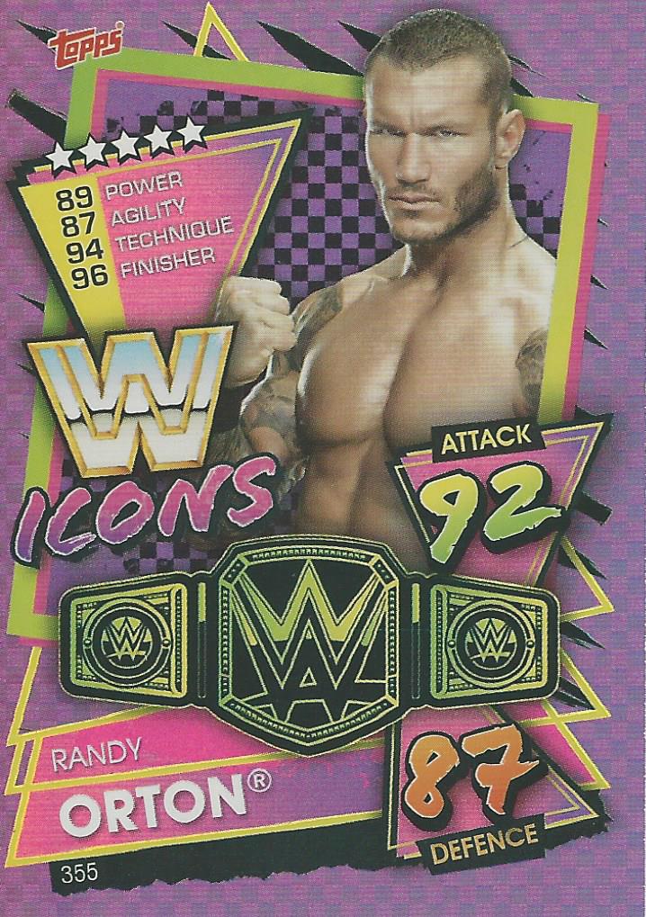 WWE Topps Slam Attax 2021 Trading Card Randy Orton No.355
