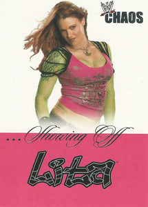 WWE Fleer Chaos Trading Cards 2004 SO 1 of 16 Lita