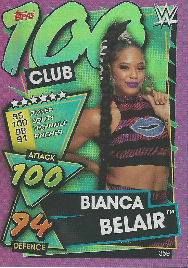 WWE Topps Slam Attax 2021 Trading Card Bianca Belair No.359