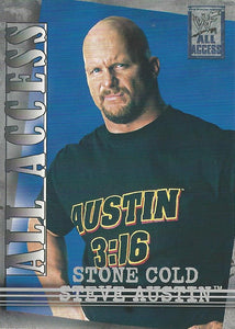 WWF Fleer All Access Trading Cards 2002 Stone Cold Steve Austin No.35