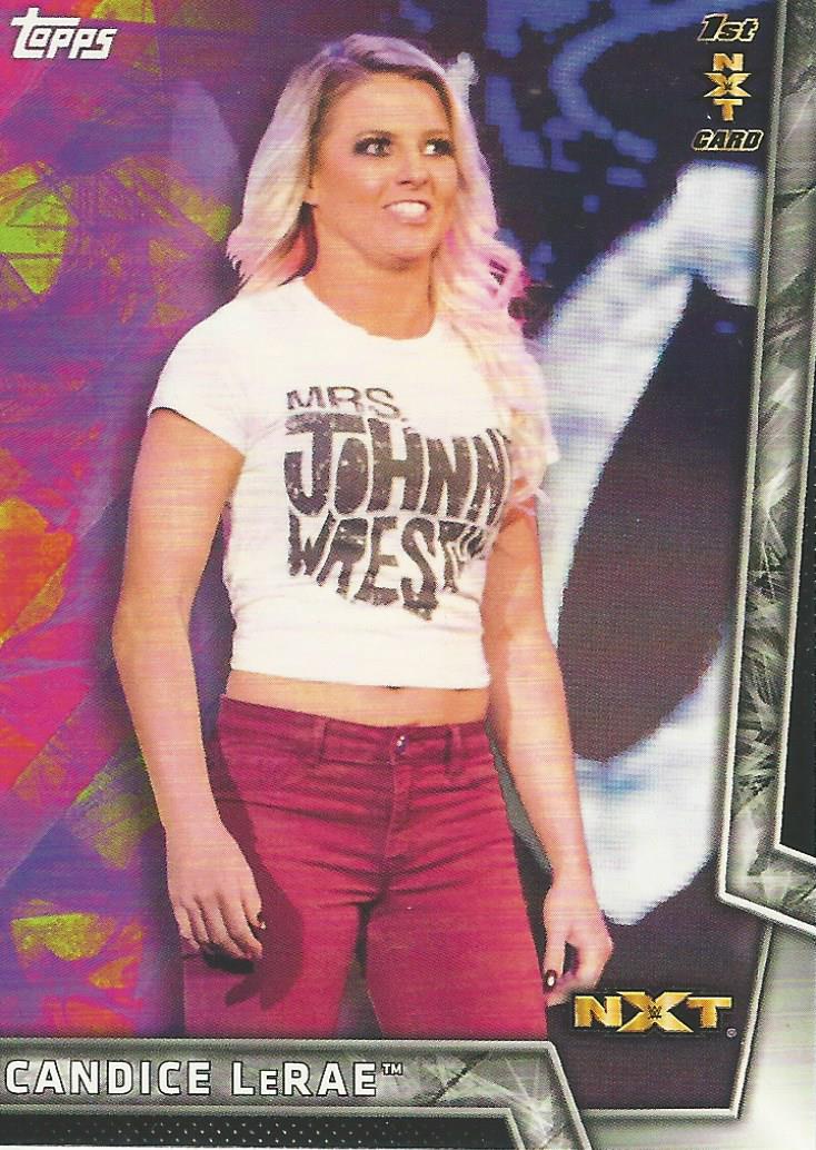 WWE Topps Women Division 2018 Trading Cards Candice LeRae No.35