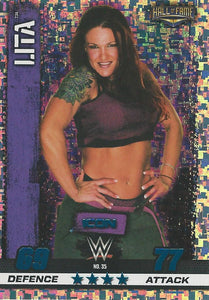 WWE Topps Slam Attax 10th Edition Trading Card 2017 Hall of Fame Lita No.35