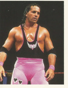 WWF Merlin Stickers 1992 Bret Hart No.35