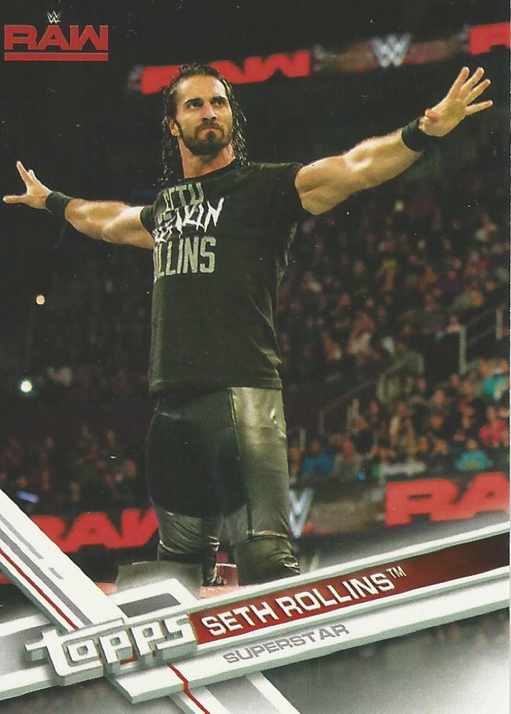 WWE Topps Then Now Forever 2017 Trading Card Seth Rollins No.135