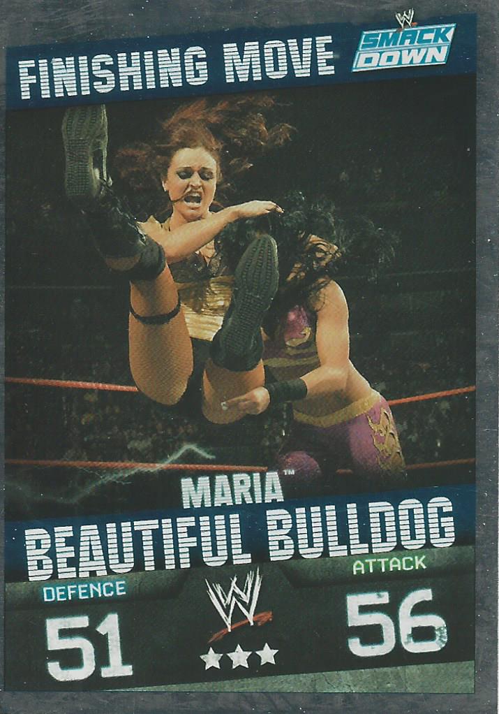 WWE Topps Slam Attax Evolution 2010 Trading Cards Maria No.35