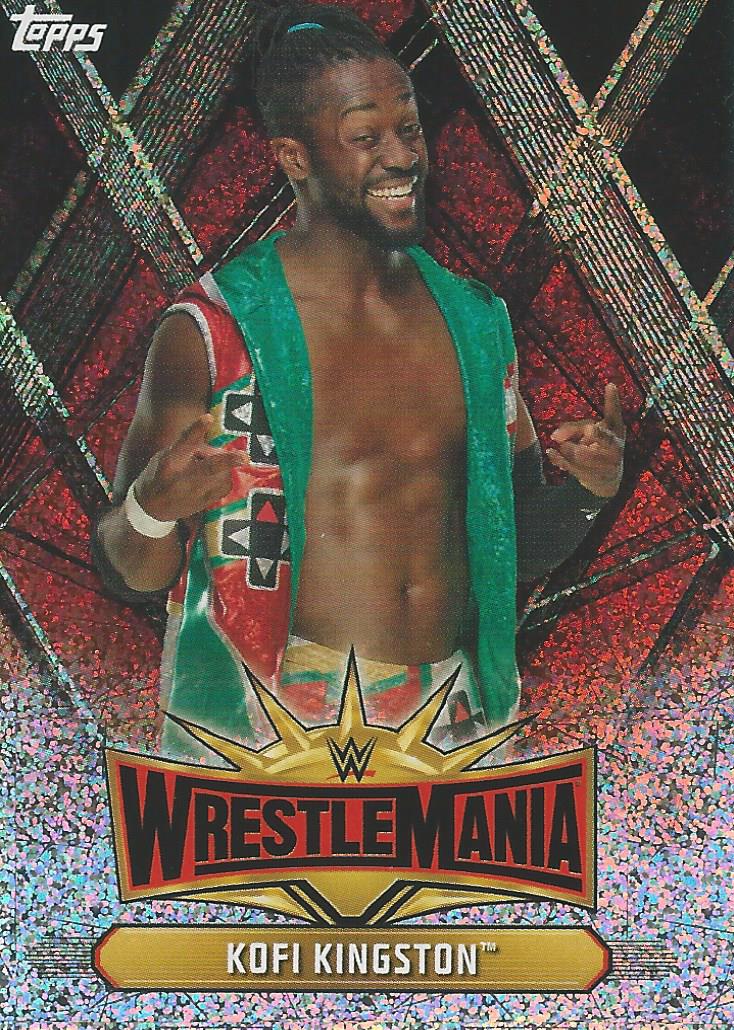 WWE Topps Champions 2019 Trading Cards Kofi Kingston WM-35