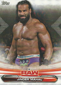 WWE Topps Raw 2019 Trading Card Jinder Mahal No.35