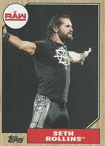 WWE Topps Heritage 2017 Trading Cards Seth Rollins No.35