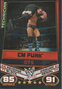 WWE Topps Slam Attax Rebellion 2012 Trading Card CM Punk No.35