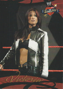 WWE Fleer Divas 2005 Trading Card Victoria No.35