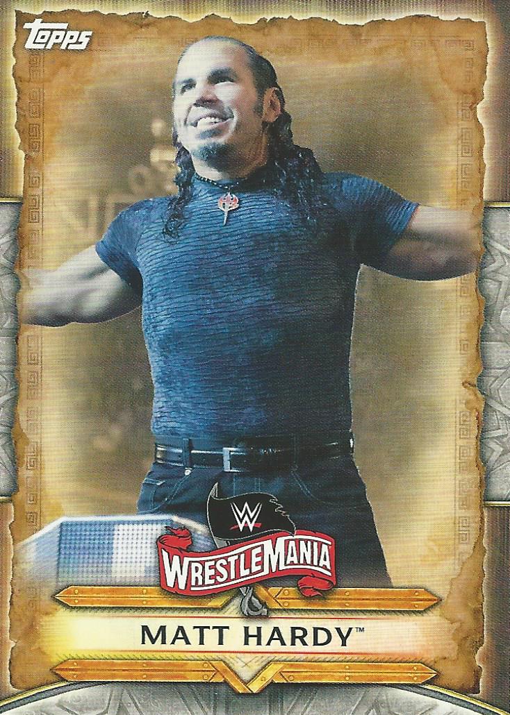 WWE Topps Road to Wrestlemania 2020 Trading Cards Matt Hardy WM-35
