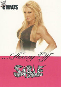 WWE Fleer Chaos Trading Cards 2004 SO 13 of 16 Sable