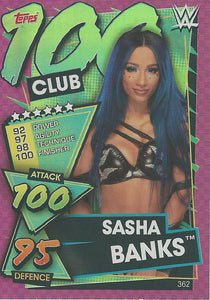 WWE Topps Slam Attax 2021 Trading Card Sasha Banks No.362
