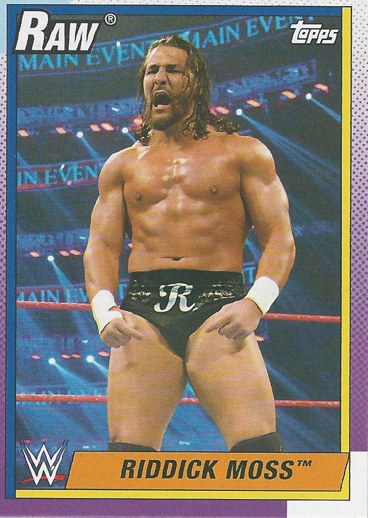 WWE Topps Heritage 2021 Trading Card Riddick Moss No.36