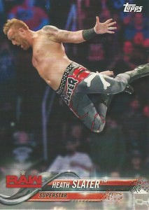 WWE Topps 2018 Trading Cards Heath Slater No.36