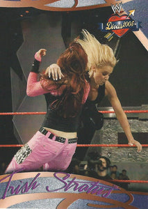WWE Fleer Divas 2005 Trading Cards Trish Stratus No.36