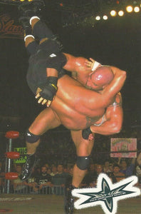 WCW Crazy Planet Stickers 1999 Goldberg