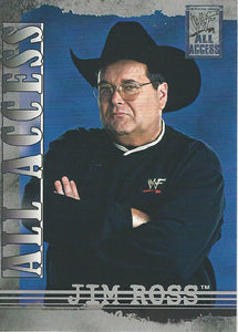 WWF Fleer All Access Trading Cards 2002 Jim Ross No.36