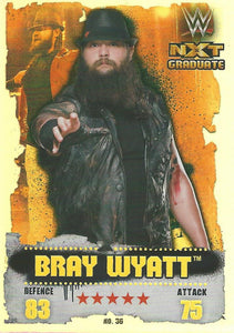 WWE Topps Slam Attax Takeover 2016 Trading Card Bray Wyatt No.36