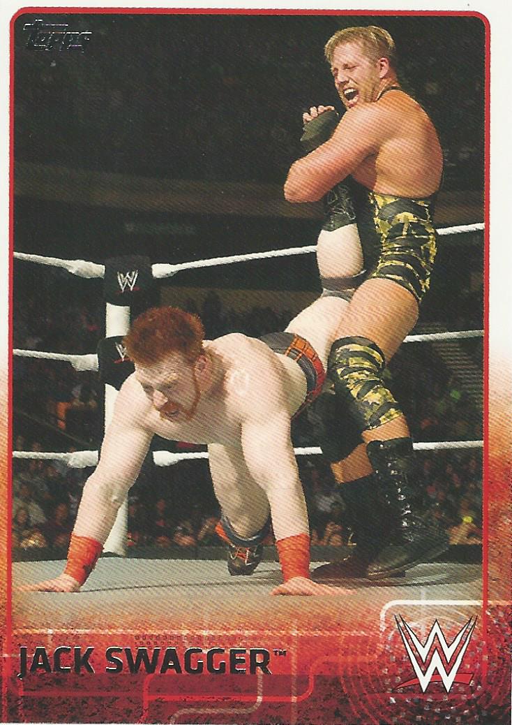 WWE Topps 2015 Trading Card Jack Swagger No.36