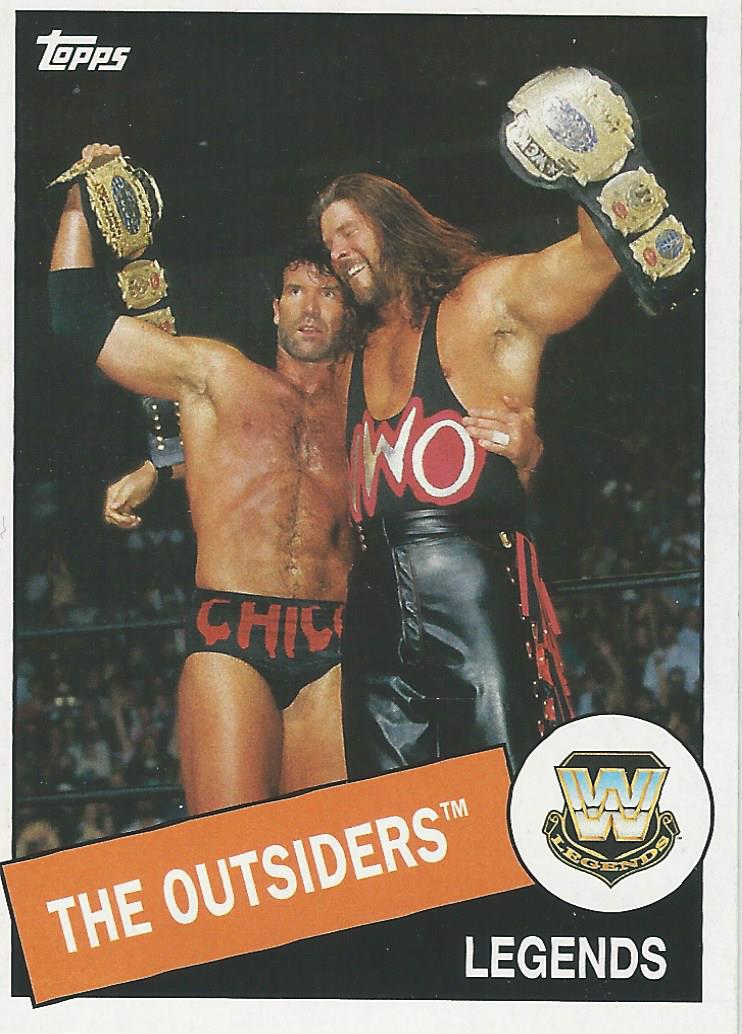 WWE Topps Heritage 2015 Trading Card Scott Hall and Kevin Nash No.36