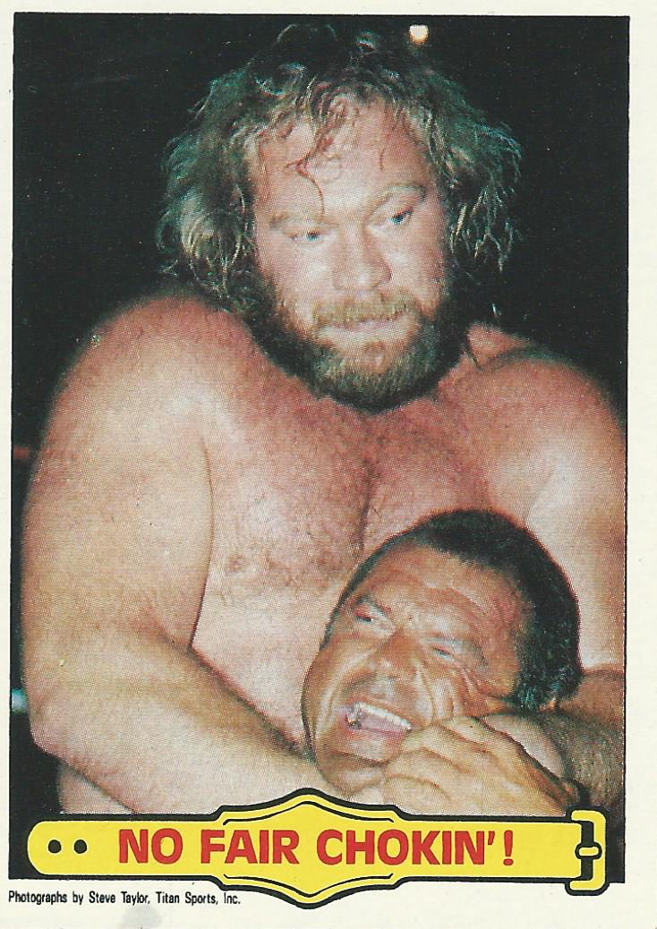 WWF Topps Wrestling Cards 1985 Big John Studd No.36