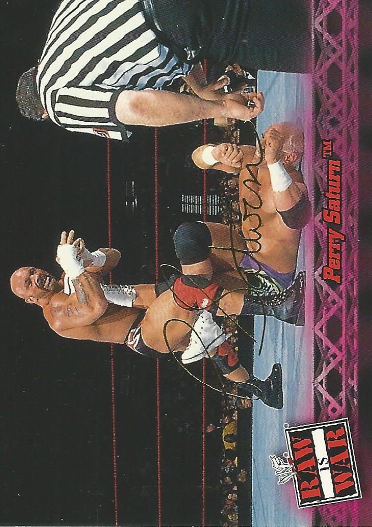 WWF Fleer Raw 2001 Trading Cards Perry Saturn No.36