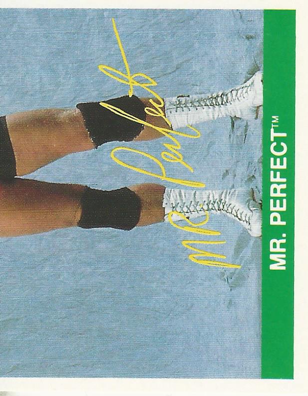 WWF Merlin Sticker Collection 1990 Mr Perfect No.36